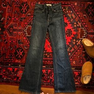 Aritzia Jeans with “Allie” embroidered
